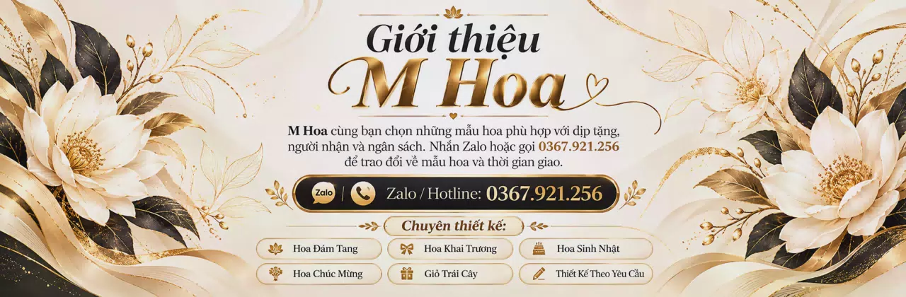 Ảnh bìa Shop hoa tươi Xã Tân Thành Đồng Tháp - Từ lời nhắn đến món hoa vừa ý
